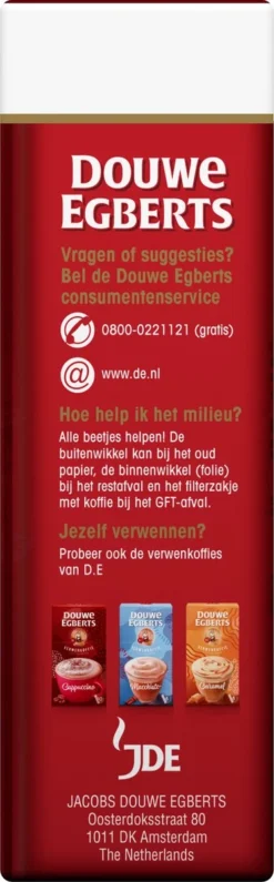 Douwe Egberts Aroma Rood Filterkoffie - 24 X 250 Gram -Drank Winkel 373x1200 1
