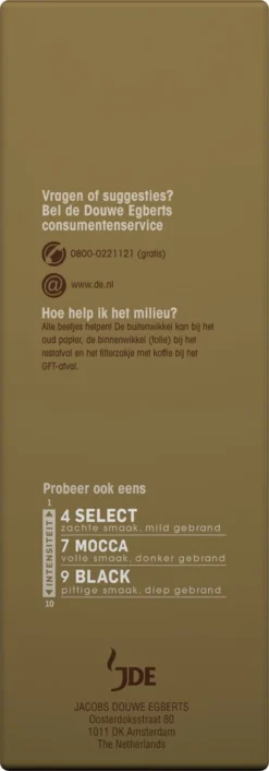 Douwe Egberts Excellent Filterkoffie - 6 X 500 Gram -Drank Winkel 420x1200 1