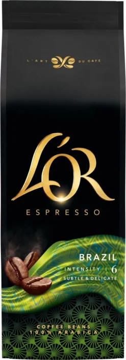 L'OR Espresso Origins Brazil Koffiebonen (6) - 4 X 500 Gram 16 L'OR Espresso Origins Brazil Koffiebonen (6) - 4 X 500 Gram -Drank Winkel 420x1200
