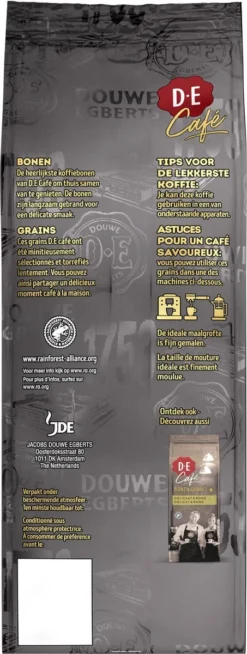 Douwe Egberts D.E Café Espresso Koffiebonen - Intensiteit 7/9 - 4 X 500 Gram -Drank Winkel 453x1200 11