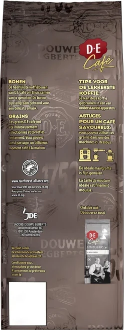 Douwe Egberts D.E Café Delicaat Rond Koffiebonen - Intensiteit 5/9 - 4 X 500 Gram -Drank Winkel 453x1200 6