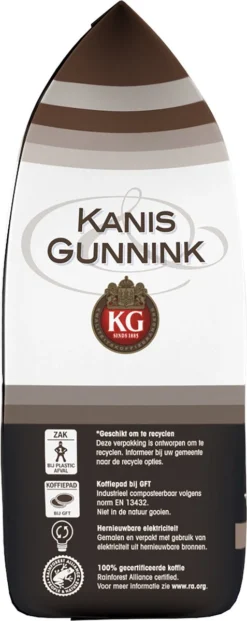 Kanis & Gunnink Dark Roast Koffiepads - 10 X 36 Pads -Drank Winkel 477x1200