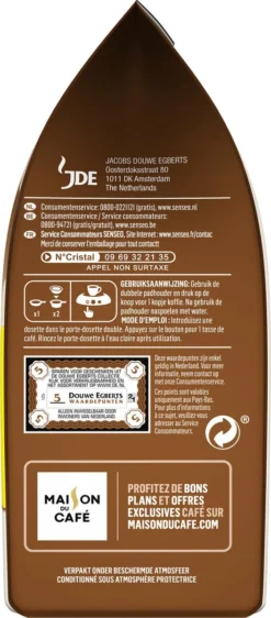 Senseo Cappuccino Koffiepads - 2/9 Intensiteit - 4 X 16 Pads - Voordeelverpakking -Drank Winkel 527x1200 1