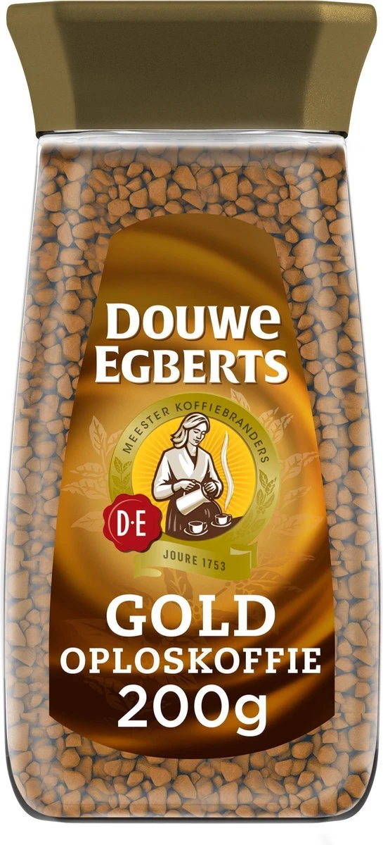 Douwe Egberts Gold Oploskoffie - 6 X Pot Van 200 Gram 2 Douwe Egberts Gold Oploskoffie - 6 X Pot Van 200 Gram - Afbeelding 2