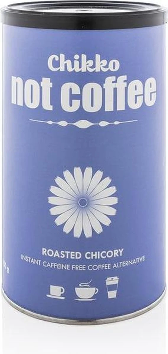 Chikko - Biologische Caffeïnevrije Koffievervanger - Geroosterde Cichorei -Roasted Chicory - 150 G 1 Chikko - Biologische Caffeïnevrije Koffievervanger - Geroosterde Cichorei -Roasted Chicory - 150 G