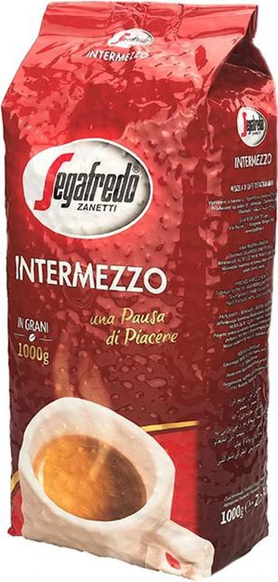 Segafredo Intermezzo Koffiebonen - 4 X 1 Kg 2 Segafredo Intermezzo Koffiebonen - 4 X 1 Kg - Afbeelding 2