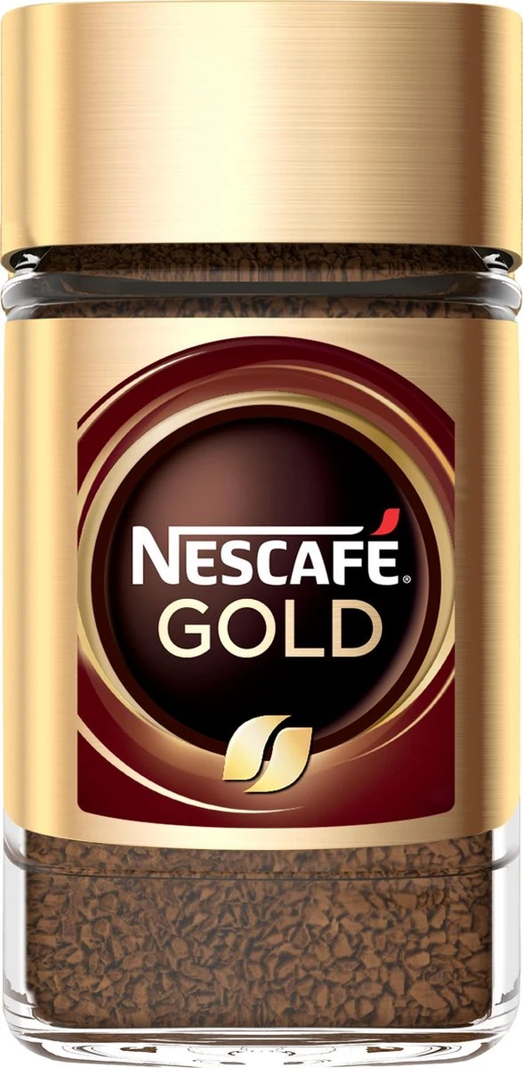 Nescafé Gold Oploskoffie - 12 Potten à 50 Gram 1 Nescafé Gold Oploskoffie - 12 Potten à 50 Gram