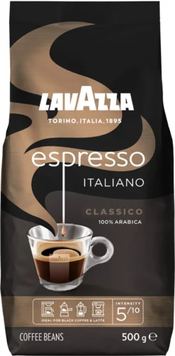 Lavazza Espresso Italiano Classico Koffiebonen - 500 Gram X4 -Drank Winkel 589x1200