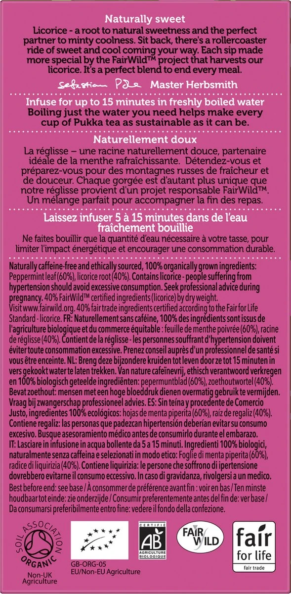 Pukka Thee Peppermint Licorice 2 Pukka Thee Peppermint Licorice - Afbeelding 2