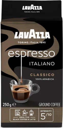 Lavazza Espresso Italiano Classico Gemalen / Filterkoffie - 8 X 250 Gram -Drank Winkel 594x1200