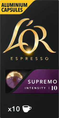 L'OR Espresso Supremo Koffiecups - Intensiteit 10/12 - 10 X 10 Capsules 19 L'OR Espresso Supremo Koffiecups - Intensiteit 10/12 - 10 X 10 Capsules -Drank Winkel 607x1200 2