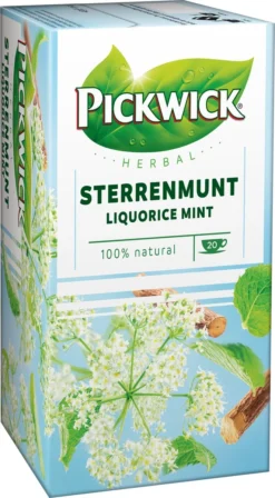 Pickwick Sterrenmunt Kruidenthee - 4 X 20 Zakjes -Drank Winkel 662x1200 3