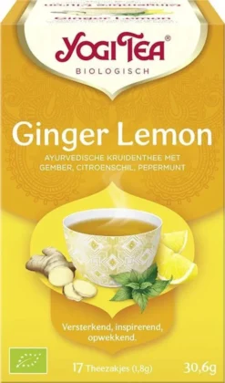 Yogi Tea Ginger Lemon - Tray: 6 Stuks