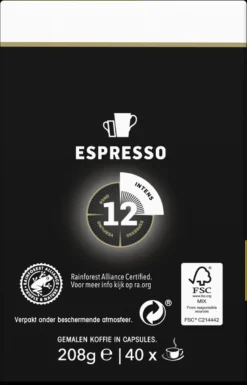 Douwe Egberts Espresso Ristretto Koffiecups (12) - 5 X 40 Koffiecups 9 Douwe Egberts Espresso Ristretto Koffiecups (12) - 5 X 40 Koffiecups -Drank Winkel 770x1200 1
