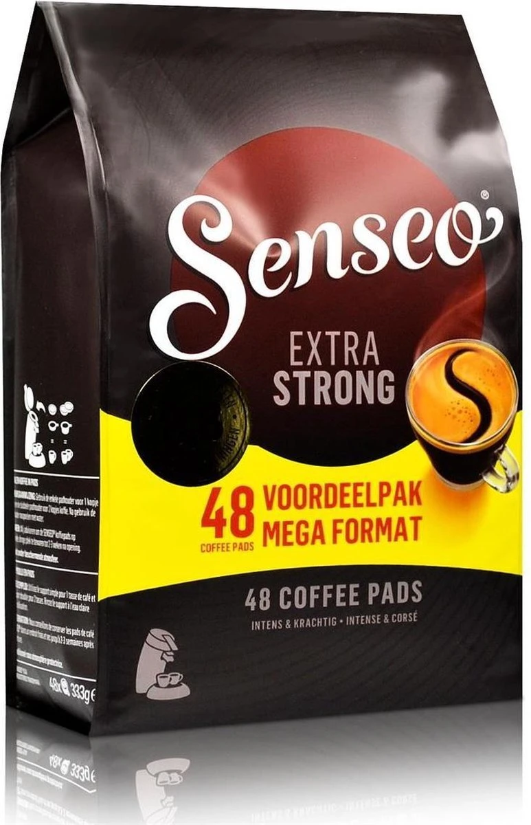 Senseo Extra Dark Koffiepads - 10 X 48 Pads 2 Senseo Extra Dark Koffiepads - 10 X 48 Pads - Afbeelding 2