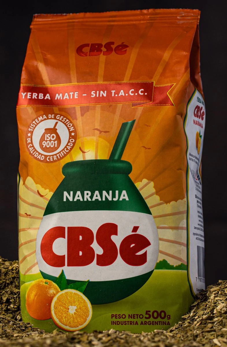 CBSé Naranja - Yerba Mate - Sinaasappel - 500 Gram 1 CBSé Naranja - Yerba Mate - Sinaasappel - 500 Gram