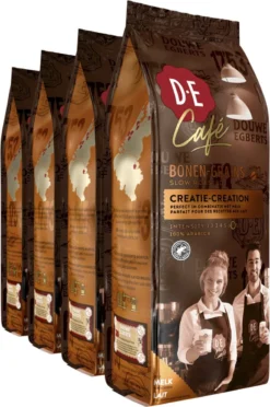 Douwe Egberts D.E Café Creatie Koffiebonen - 7/9 Intensiteit - 4 X 500 Gram -Drank Winkel 796x1200
