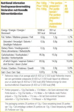 CHALO Vanilla Chai Latte - Indische Vegan Chai - Zwarte Assam Thee - 25 Porties/ 300GR -Drank Winkel 797x1200