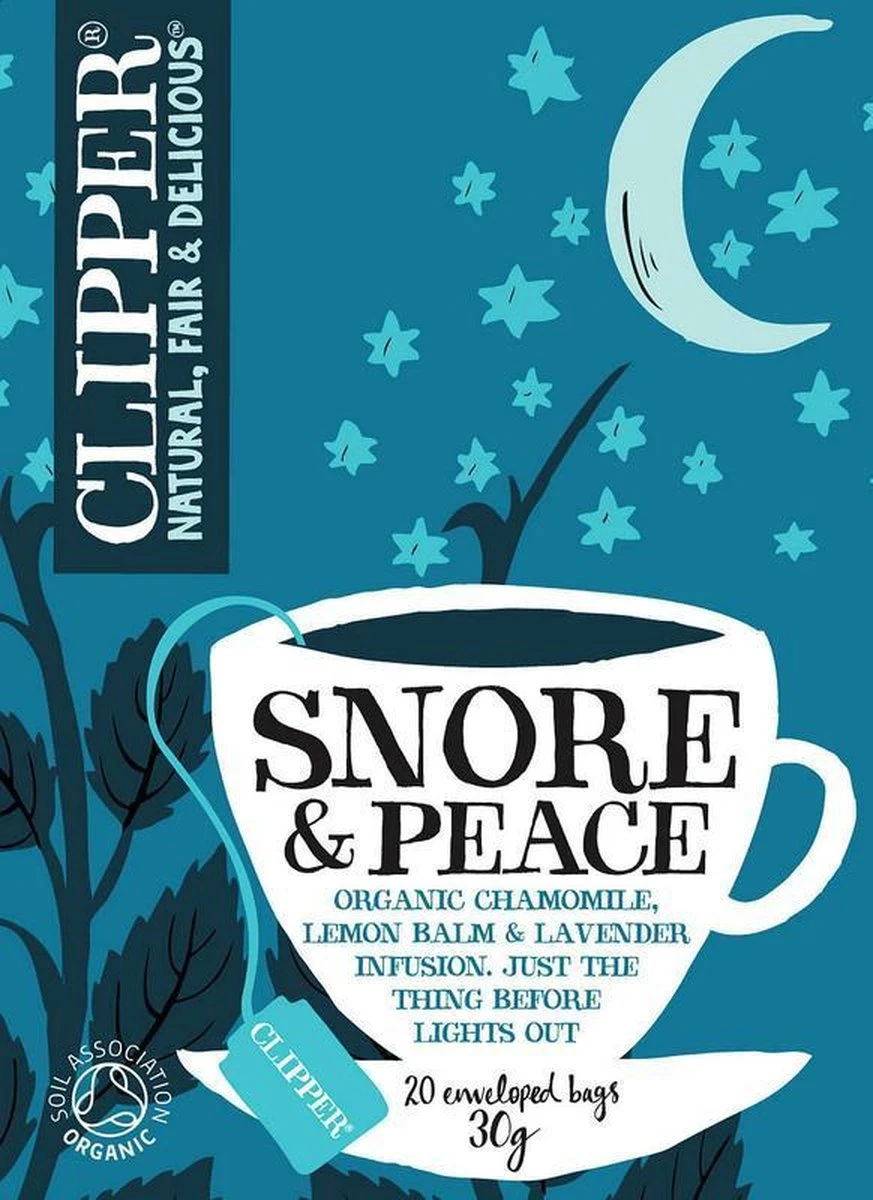 Clipper - Snore & Peace Thee - 20 Zakjes 1 Clipper - Snore & Peace Thee - 20 Zakjes