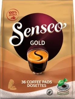 Senseo Gold Koffiepads - 5/9 Intensiteit - 10 X 36 Pads -Drank Winkel 910x1200