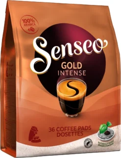 Senseo Gold Intense Koffiepads - 7/9 Intensiteit - 4 X 36 Pads -Drank Winkel 920x1200