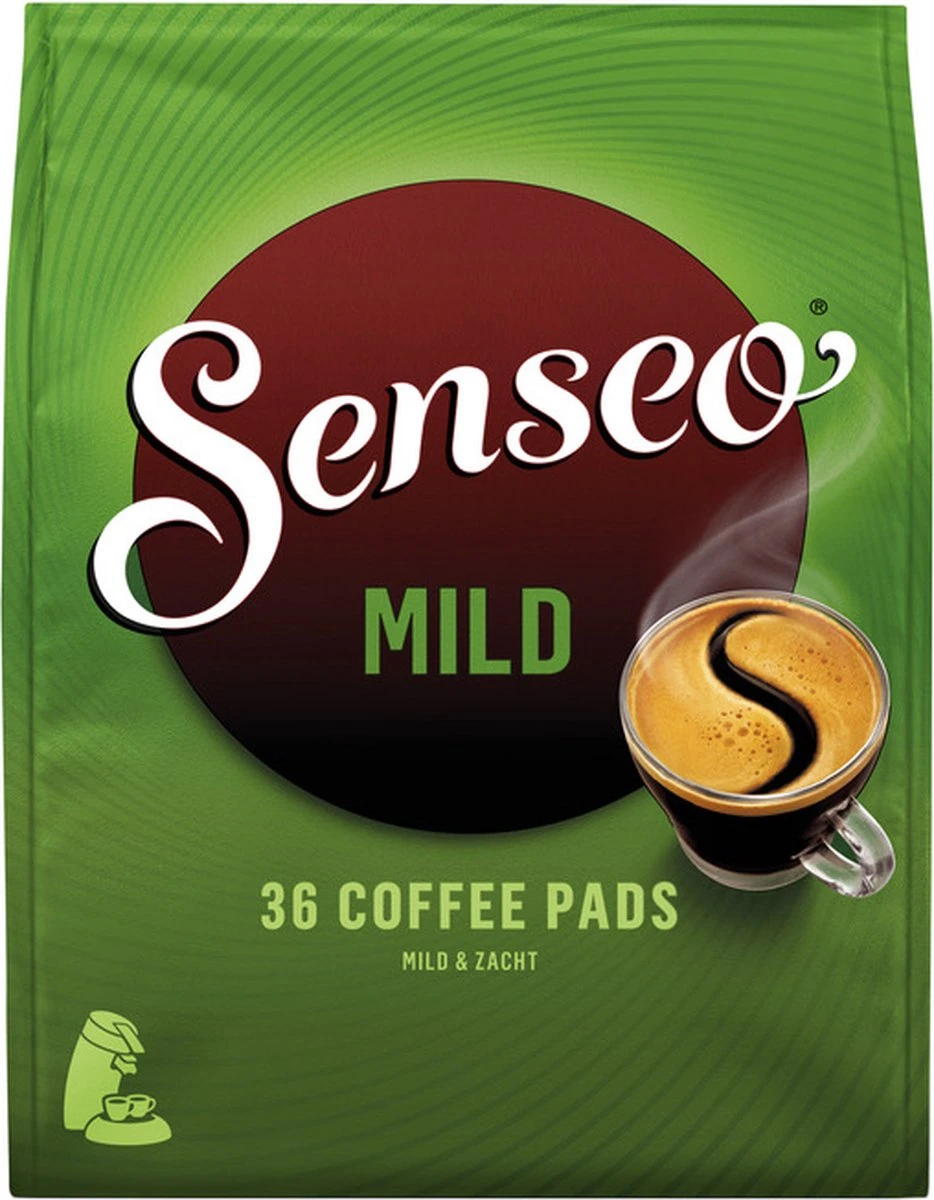 Senseo Mild Koffiepads - 3/9 Intensiteit - 10 X 36 Pads 10 Senseo Mild Koffiepads - 3/9 Intensiteit - 10 X 36 Pads - Afbeelding 10