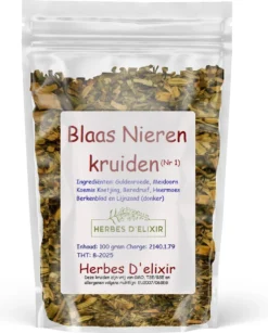 Blaas En Nieren Kruiden - Kruidenthee - Losse Thee - 100 Gram