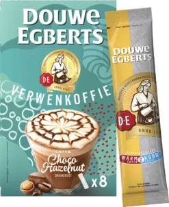 Douwe Egberts Latte Choco Hazelnut Oploskoffie - 5/9 Intensiteit - 5 X 8 Zakjes -Drank Winkel 980x1200 1