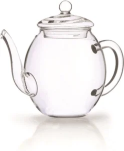 Creano Theebloemen Geschenkset Kadoverpakking Theebloemen En Glazen Theekan - Witte Theebloemen En Zwarte Theebloemen (6 Stuks) -Drank Winkel 991x1200 2