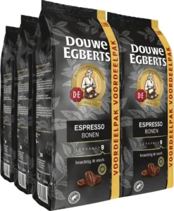 Nieuwe Producten 1 Douwe Egberts Espresso Koffiebonen - 4 X 1000 Gram - Extra Grote Verpakking